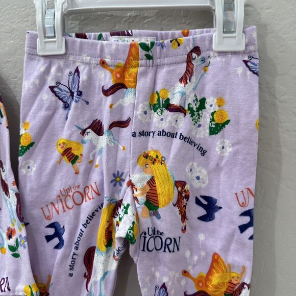 Books to Bed Uni the Unicorn Long John Pajamas - Picture 5 of 7